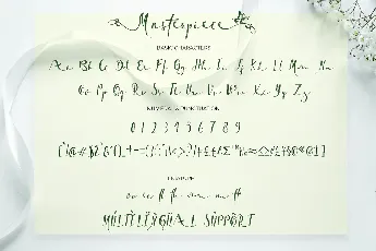 Masterpiece font