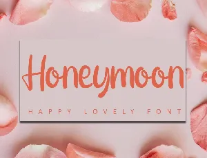 Honeymoon Script Typeface font