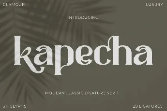 Kapecha font