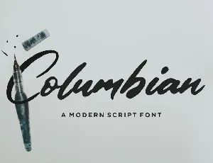 Columbian font