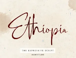 Ethiopia Script font