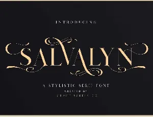 Salvalyn Serif font