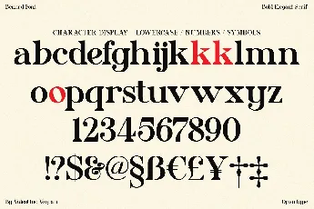 Benord font