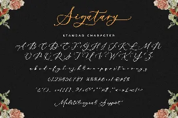 Sigatary font