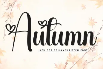 Autumn Script font