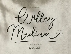 Willey Medium font