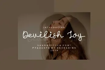 Devilish Joy font