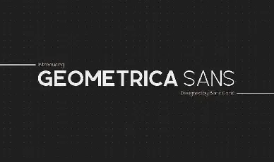 Geometrica Sans font