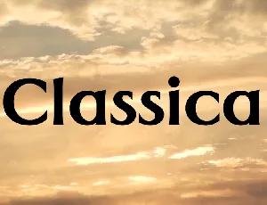 Classica font