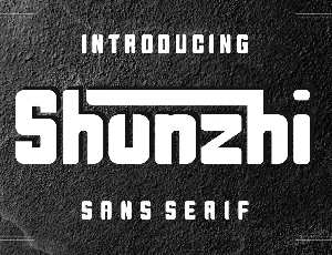 Shunzhi font