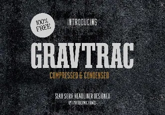 Gravtrac font