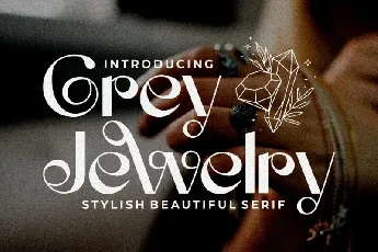 Grey Jewelry font