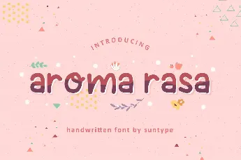 Aroma Rasa font