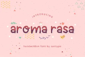 Aroma Rasa font