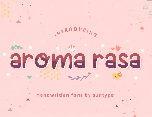 Aroma Rasa font