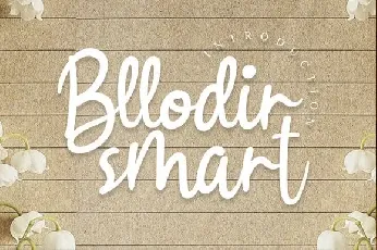 Bllodir Smart Script font