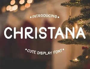 Christana font