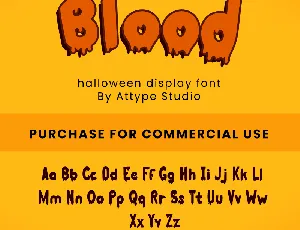Smelly Blood - Personal Use font