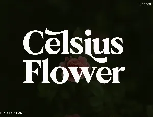 Celsius Flower font