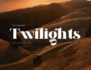 Twilights font