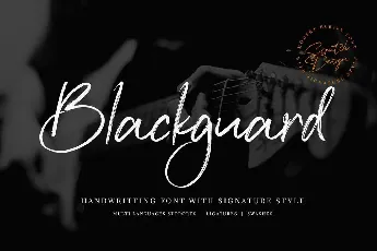 Blackguard font