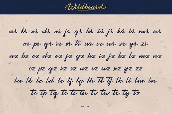 Wildboard Demo font