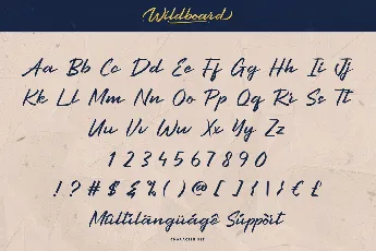 Wildboard Demo font