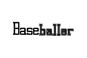 Baseballer Demo font