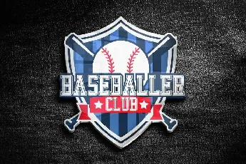 Baseballer Demo font