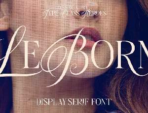 LeBorn Demo font