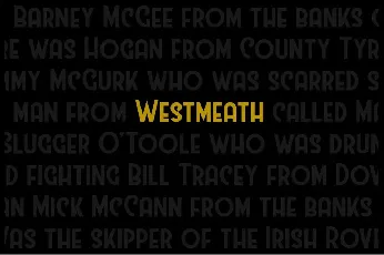 Westmeath font