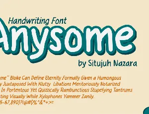 Anysome font