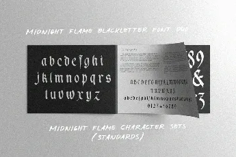 Midnight Flame font