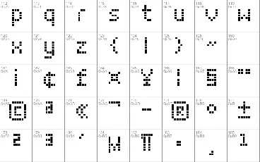 LED Board-7 font