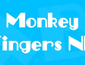 Monkey Fingers NF font