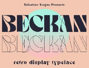 Beckan font