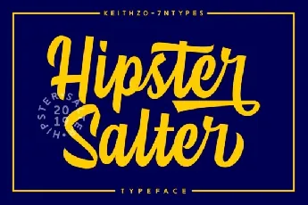 Hipster Salter font