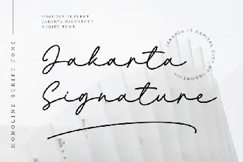 Jakarta Handwritten font