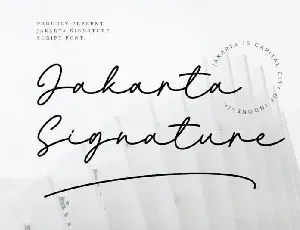 Jakarta Handwritten font