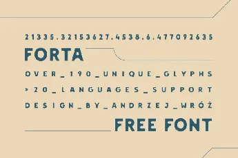 Forta Display font