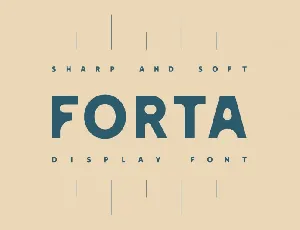 Forta Display font