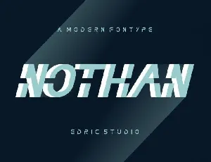 Nothan Futuristic font