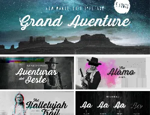 Grand Aventure Script font