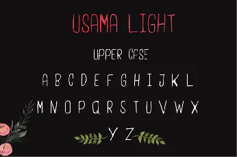 UsamaLight font