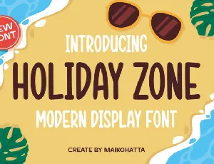 Holiday Zone font