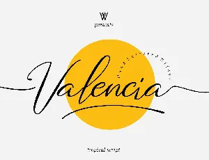 Valencia font