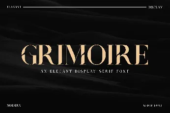 Grimoire font