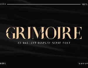 Grimoire font