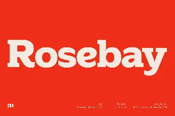 Rosebay font