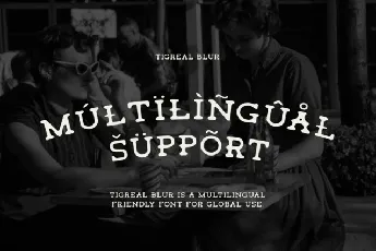 Tigreal Blur font